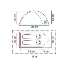 Coleman Kobuk Valley 2 / 2 Persoons Tent - Groen -Camping Verkoop 68734 coleman kobuk valley 2 2 persoons tent