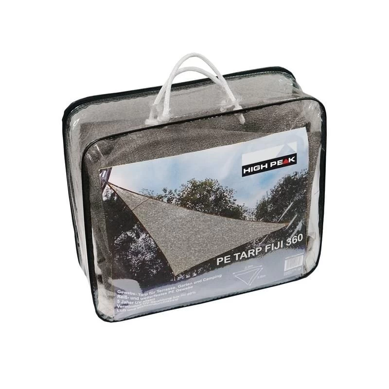 High Peak Bermuda Driehoek Tarp - Grijs 4 High Peak Bermuda Driehoek Tarp - Grijs - Afbeelding 2