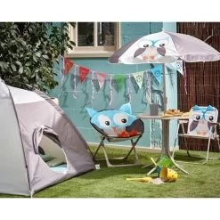 Decoris Uil Kinderstoel Grijs -Camping Verkoop 71014 decoris kinderstoel uil