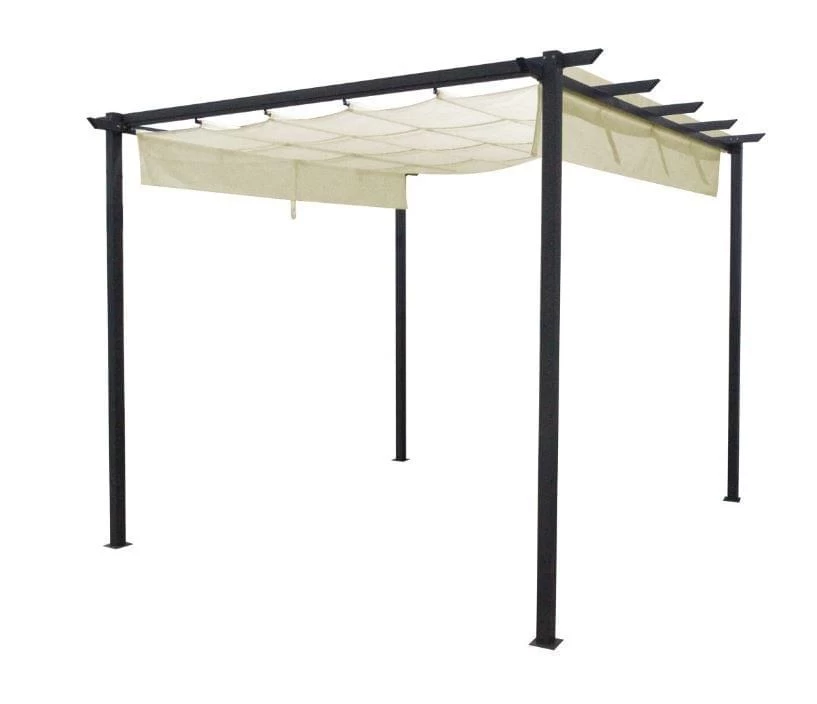 ML Tuinpaviljoen Pergola - Beige 3 ML Tuinpaviljoen Pergola - Beige
