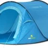 DWS Tornado 160 - 2 Persoons Tent Blauw -Camping Verkoop 74414 dws tornado 160 2 persoons tent