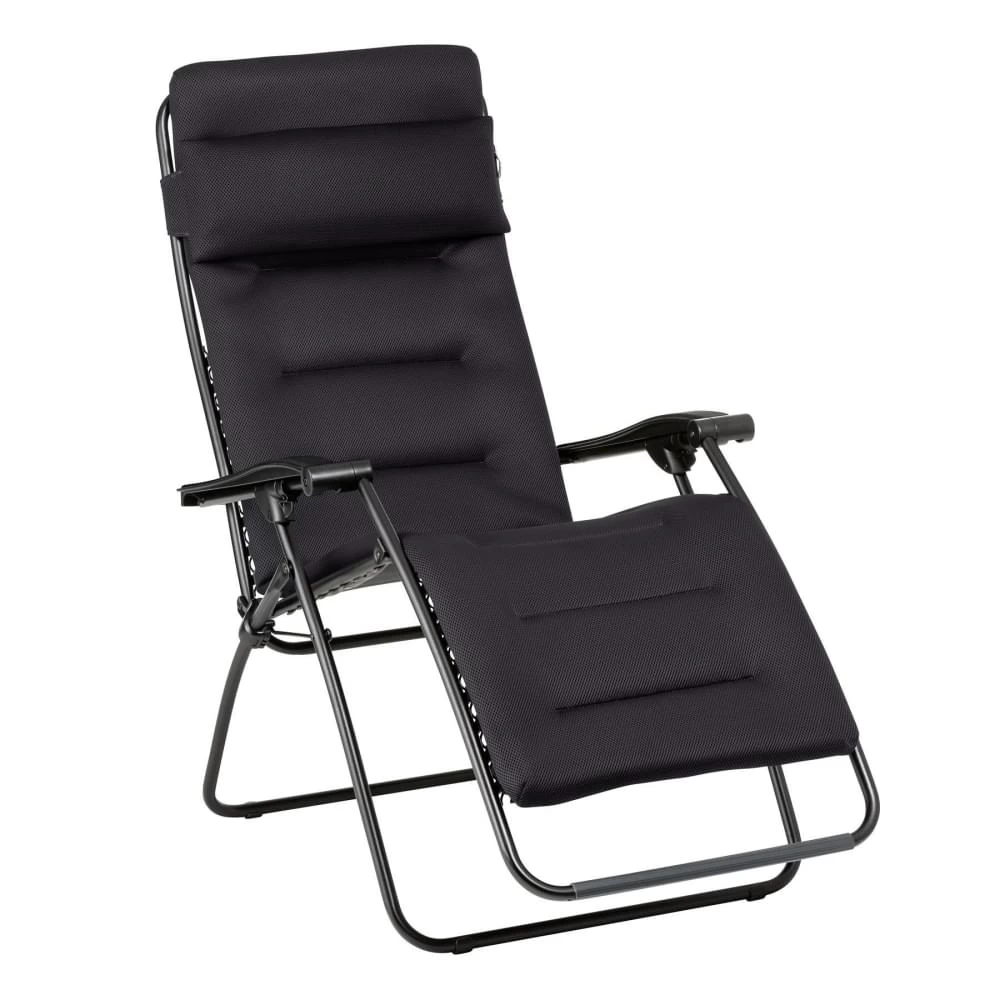 Lafuma RSX Clip Air Comfort Relaxstoel Zwart 3 Lafuma RSX Clip Air Comfort Relaxstoel Zwart