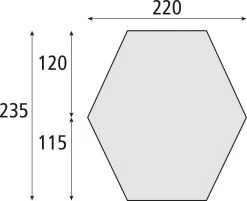 Safarica Hawaii 2.0 Beachshelter Blauw -Camping Verkoop 74808 safarica hawaii 2.0 beachshelter