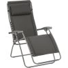 Lafuma RSX Clip Polykatoen Relaxstoel Grijs -Camping Verkoop 74878 lafuma rsx clip polykatoen relaxstoel