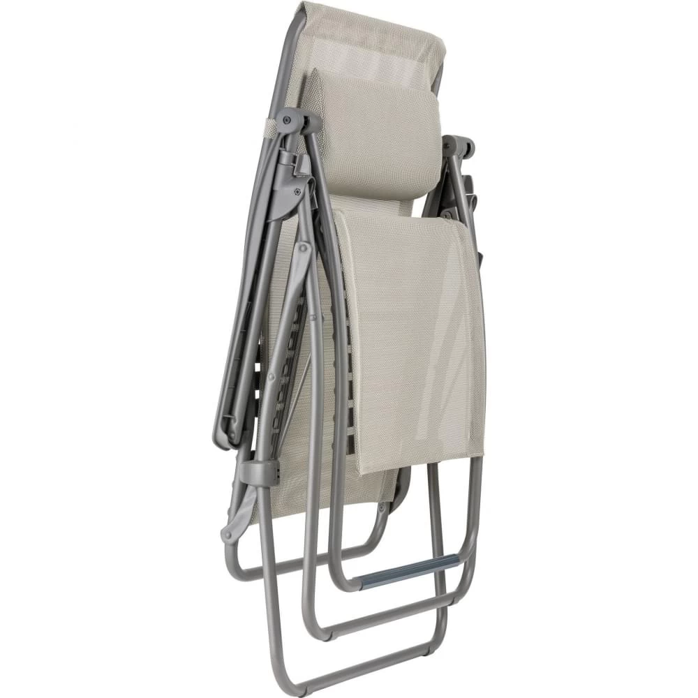 Lafuma RSXA Clip Batyline Relaxstoel Grijs 4 Lafuma RSXA Clip Batyline Relaxstoel Grijs - Afbeelding 2