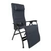 Crespo AP-252 XL Air-Deluxe Relaxstoel Grijs -Camping Verkoop 80971 crespo ap 252 xl air deluxe relaxstoel