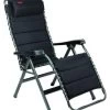 Crespo AP-232 Air-Deluxe Relaxstoel Zwart -Camping Verkoop 81033 crespo ap 232 air deluxe relaxstoel