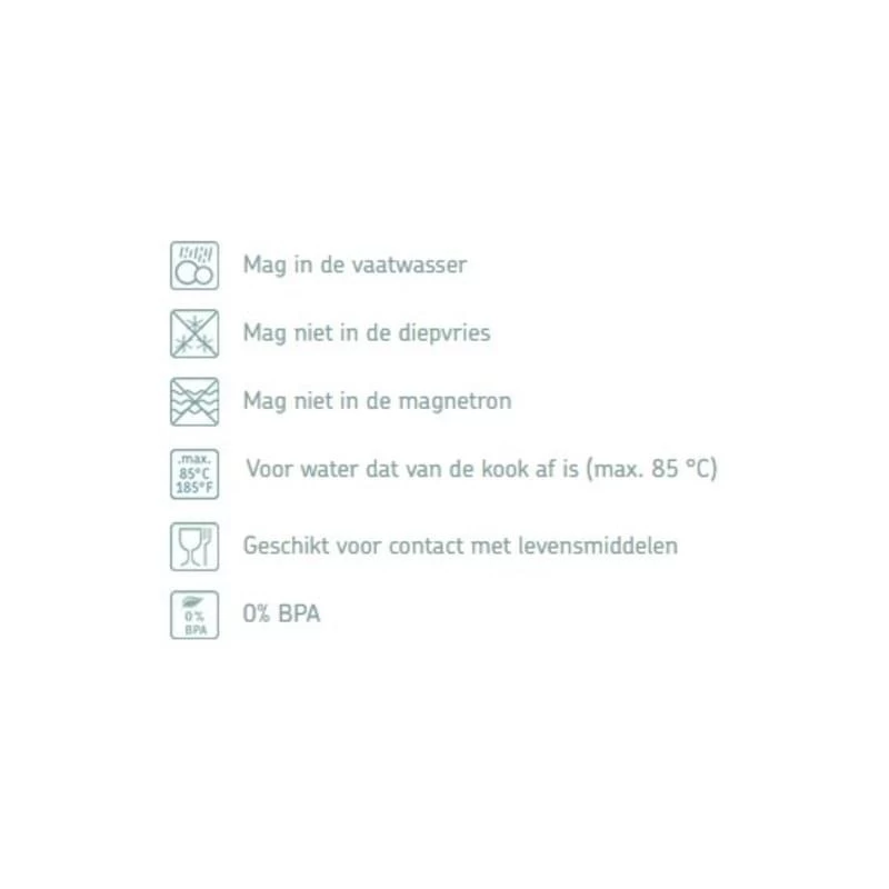 Mepal Beker Bloom 300 Ml Groen 4 Mepal Beker Bloom 300 Ml Groen - Afbeelding 2