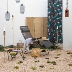 Lafuma RSXA Clip Batyline XL Relaxstoel Zwart -Camping Verkoop 81290 lafuma rsxa clip batyline xl relaxstoel