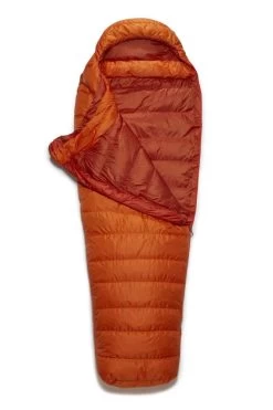 RAB Ascent 300 Mummy Slaapzak Dons Oranje -Camping Verkoop 83860 rab ascent 300 mummy slaapzak dons