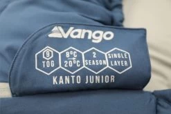 Vango Kanto Junior Mummy Kinderslaapzak Synthetisch Paars -Camping Verkoop 85702 vango kanto junior kinderslaapzak