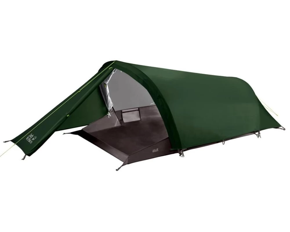 Jack Wolfskin Gossamer II / 2 Persoons Tunneltent Donkergroen 3 Jack Wolfskin Gossamer II / 2 Persoons Tunneltent Donkergroen
