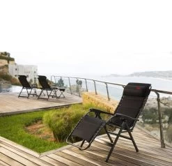 Crespo AP-232 Air-Deluxe Relaxstoel Zwart -Camping Verkoop 88788 crespo ap 232 air deluxe relaxstoel