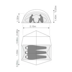 Exped Outer Space III / 3 Persoons Tent -Camping Verkoop 92145 exped outer space iii
