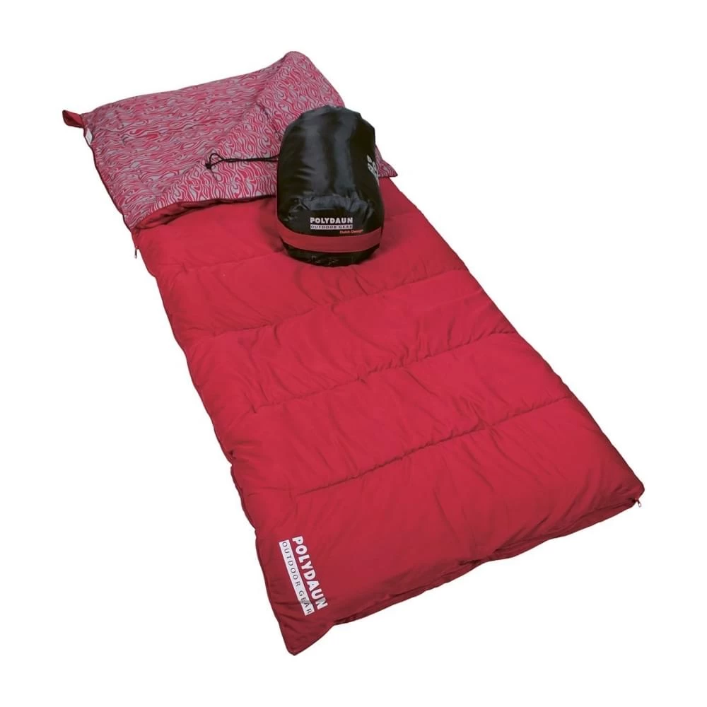 Polydaun Beach House Deken Slaapzak Synthetisch Rood 3 Polydaun Beach House Deken Slaapzak Synthetisch Rood