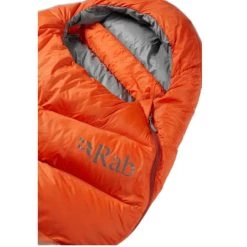 RAB Alpine 200 Long Mummy Slaapzak Dons Oranje -Camping Verkoop 96740 rab alpine 200 long mummy slaapzak dons