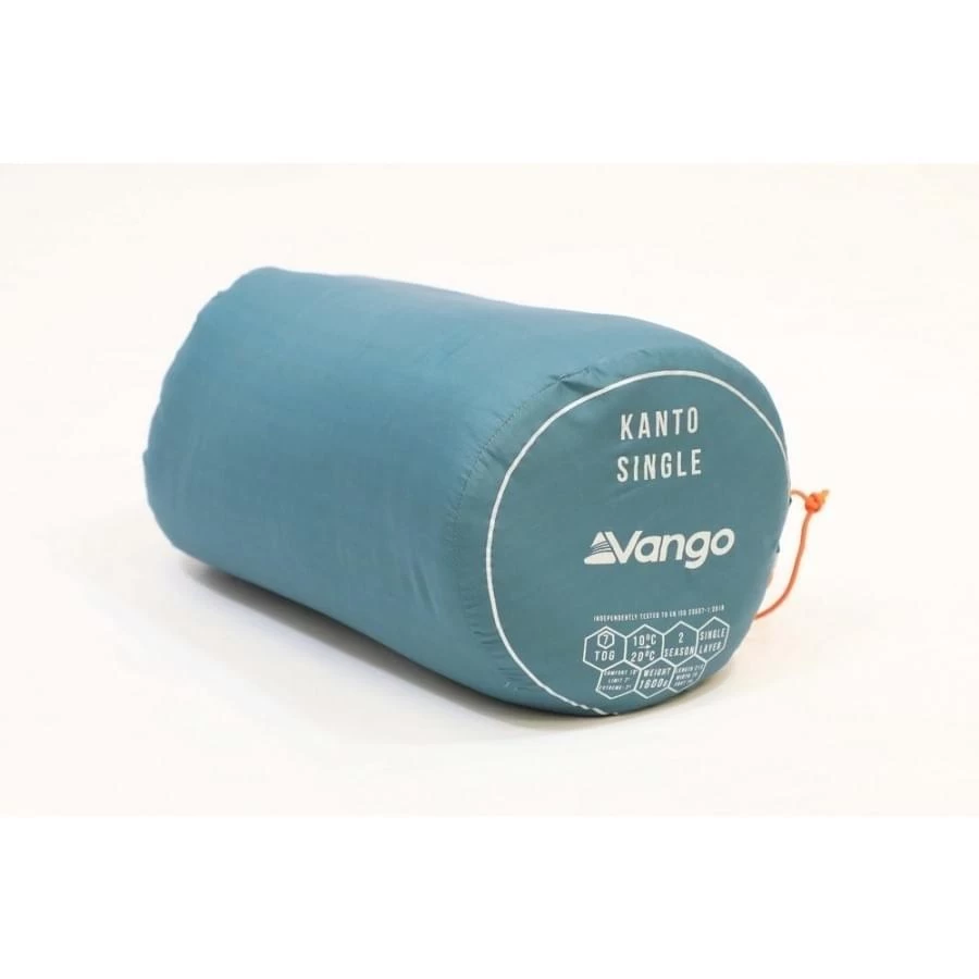 Vango Kanto Single Deken Slaapzak Synthetisch Groen 4 Vango Kanto Single Deken Slaapzak Synthetisch Groen - Afbeelding 2