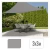 ML Schaduwdoek Vierkant 3 X 3 M Grijs 1 ML Schaduwdoek Vierkant 3 X 3 M Grijs -Camping Verkoop 98509 ml schaduwdoek vierkant 3 x 3 m